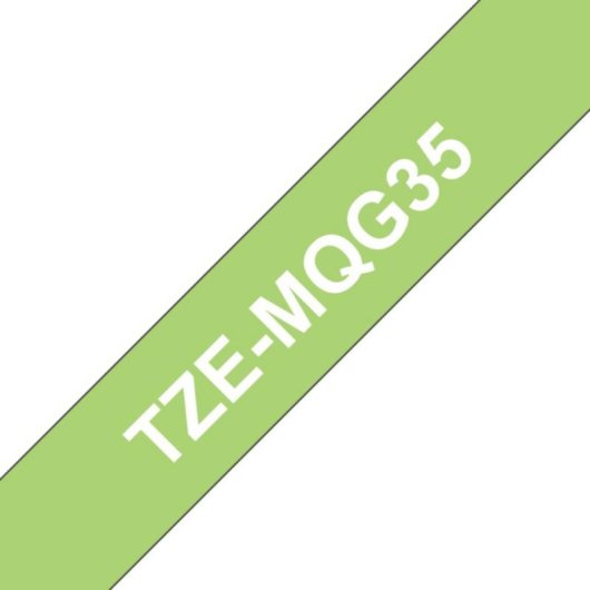 Fita Laminada TZ Branco 1,2 cm 5 m Compatível com Equipamentos Brother TZe