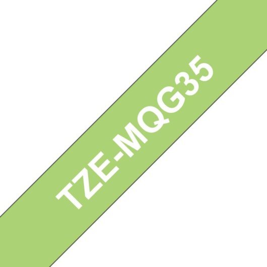 Fita Laminada TZ Branco 1,2 cm 5 m Compatível com Equipamentos Brother TZe