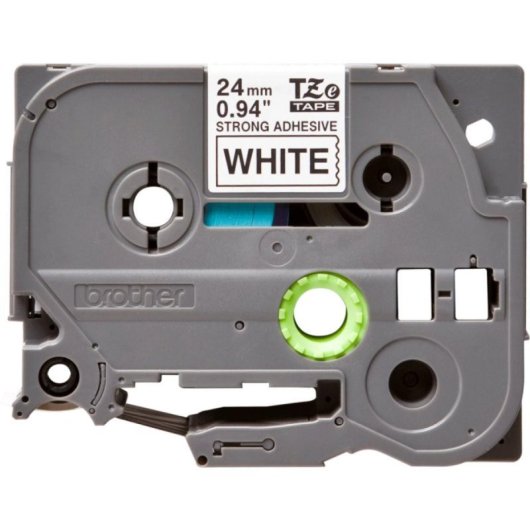 Brother TZE-S251 Noir sur blanc, 2,4 cm, 8 m, Compatible avec Brother