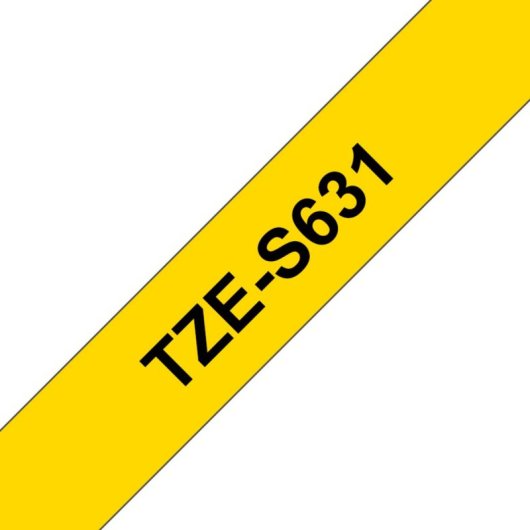 Cinta Brother TZe-S631 TZ 1,2 cm x 8 m Resistente para Superficies Rugosas
