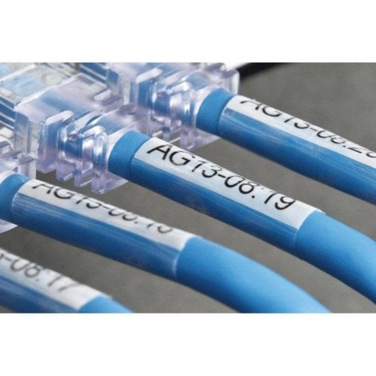 Cinta autolaminata Brother TZESL251 24mm x 8m nero su bianco resistente ai graffi