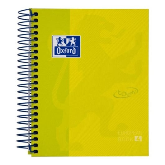 Cuaderno A6 120 hojas cuadriculadas, tapa dura, espiral twin, colores surtidos, pack de 5