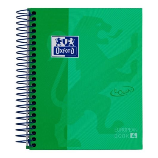 Cuaderno A6 120 hojas cuadriculadas, tapa dura, espiral twin, colores surtidos, pack de 5