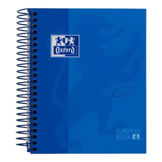 Cuaderno A6 120 hojas cuadriculadas, tapa dura, espiral twin, colores surtidos, pack de 5