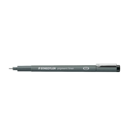 Staedtler Pigment liner 0.2mm Negro, trazo ultrapreciso para dibujo técnico y bocetos