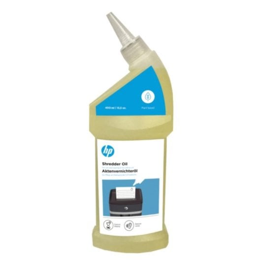 HP Shredder Oil 400 ml, Aceite lubricante, Transparente, 87 mm x 46 mm x 251 mm