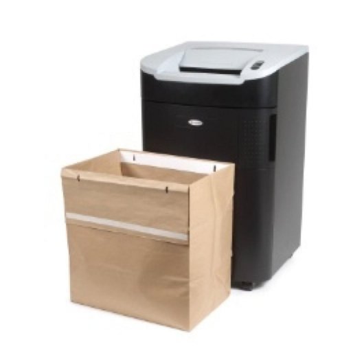 Rexel große braune Recycling-Säcke 115 L, 50 Stück mit automatischem Schließsystem