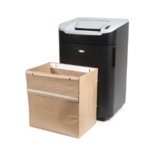 Rexel große braune Recycling-Säcke 115 L, 50 Stück mit automatischem Schließsystem