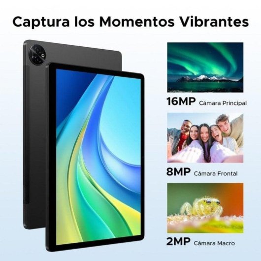 Tablet Doogee Tab E3 Max 4G 14" 8GB 256GB Preto