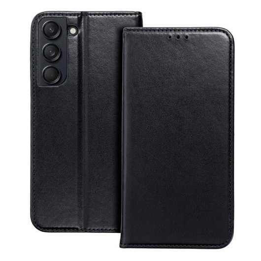 COOL Flip Cover Hülle für Samsung M556 Galaxy M55 5G Glatt Schwarz