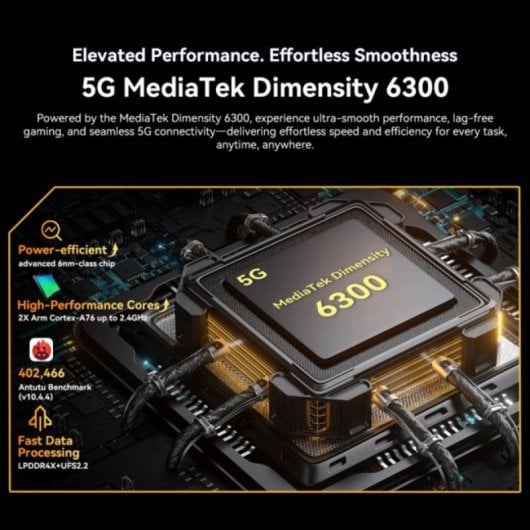 Blackview BL7000 8 Go 256 Go 5G 7500 mAh Android 15 Double SIM Noir