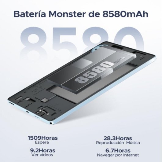 DOOGEE U11 Tablet, 4 GB, 128 GB, 11 Zoll, 90 Hz, 8580 mAh, Android 15 Octa-Core, Schwarz + Zubehörpaket
