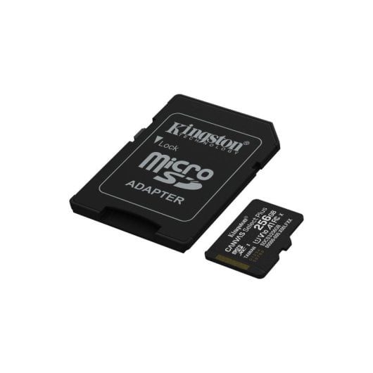 256 GB MicroSDXC Canvas Select Plus Gen3 150MB/s A1 Schwarz mit SD Adapter