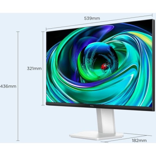 Monitor TCL 24G54 23.8" FullHD 100Hz VA MiniLED HDR10 Blanco VESA Altura Ajustable