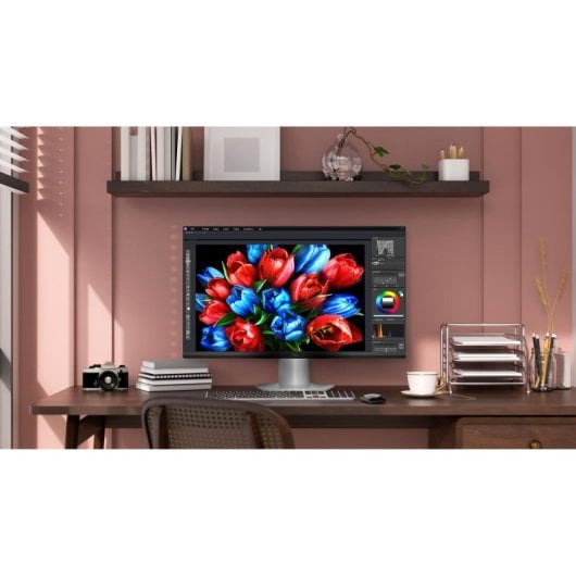 Monitor TCL 25G54 25" FullHD 144Hz IPS Mini LED HDR10 Blanco regulable