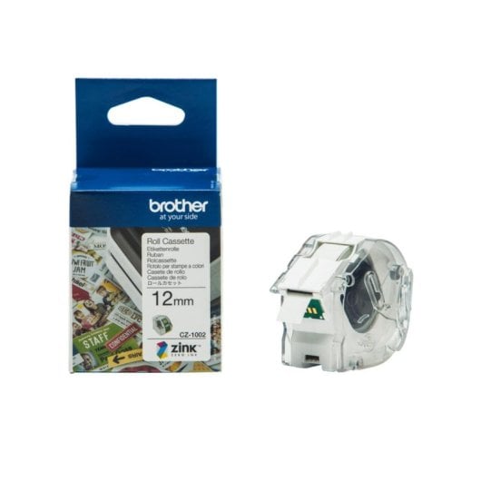 Cinta continue Brother CZ-1002 1,2 cm x 5 m, Impression couleur, Compatible VC-500W