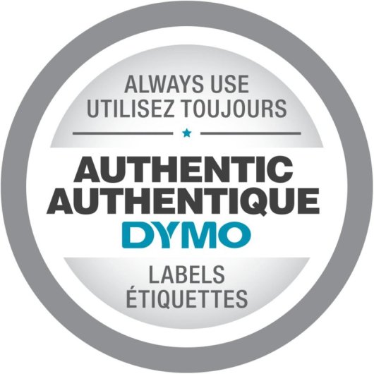 DYMO Etiquettes pour tubes thermorétractables IND - 19mm x 1,5m, Noir sur jaune