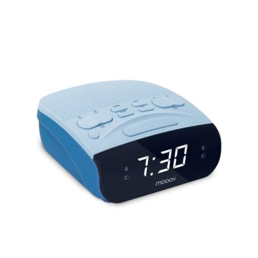 Réveil Radio Numérique avec Double Alarme - Design Compact et Écran LED