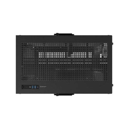 Workstation ATX UNYKA AI PRO 1500 EATX Dual CPU, hasta 4 GPUs, 17 HDD, 27 ventiladores, USB-C, Negro