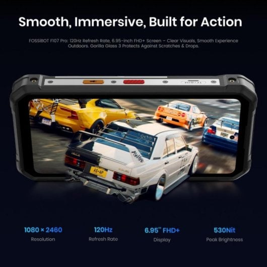 Smartphone FOSSIBOT F107 Pro 12GB RAM 512GB 5G 26000mAh
