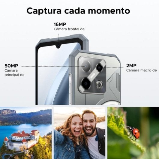 Smartphone DOOGEE Blade GT Play 20GB RAM 256GB 5G Transparent Rückseite LED-Leiste