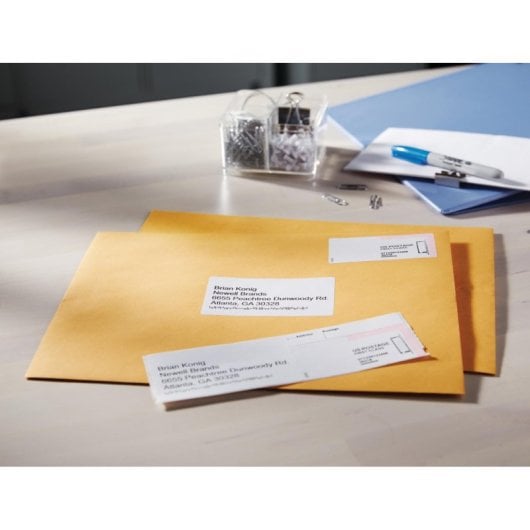 Etiquetas estándar autoadhesivas LabelWriter 89x28 mm, blanco, papel, 260 uds, rectángulo