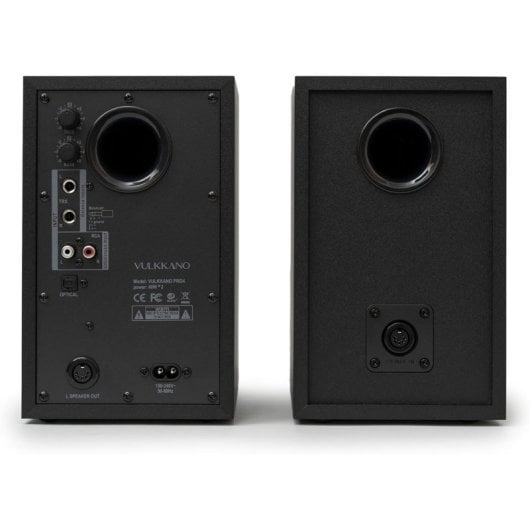 Altavoces Vulkkano PRO4 Activos Bluetooth 80W Control EQ óptica y RCA
