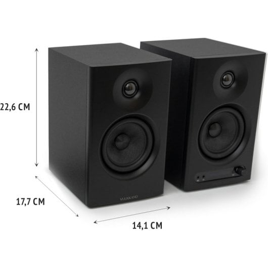 Altavoces Vulkkano PRO4 Activos Bluetooth 80W Control EQ óptica y RCA