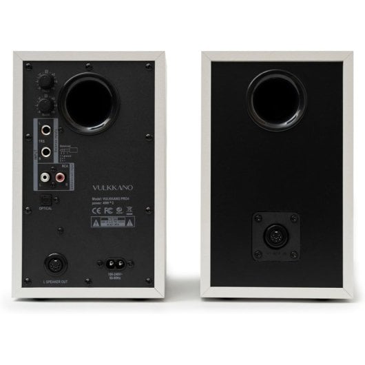 Altavoces Vulkkano PRO4 Activos Bluetooth 80W con EQ óptica y RCA
