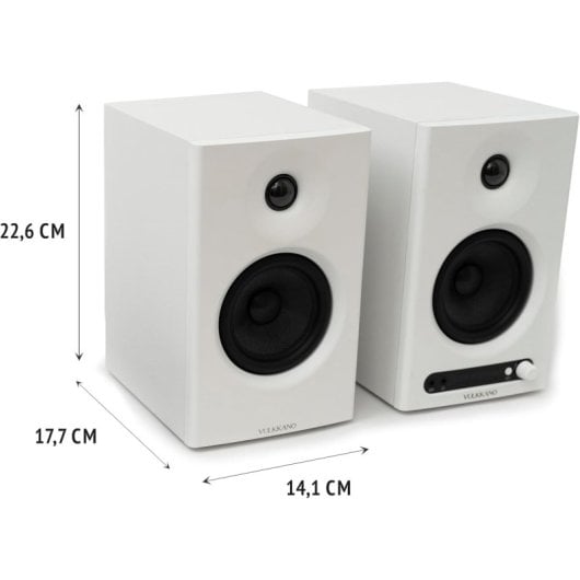 Altavoces Vulkkano PRO4 Activos Bluetooth 80W con EQ óptica y RCA