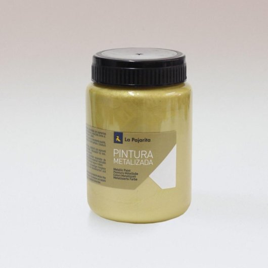 Peinture Métallisée La Pajarita 125322, or, peinture à base d'eau, 35 ml
