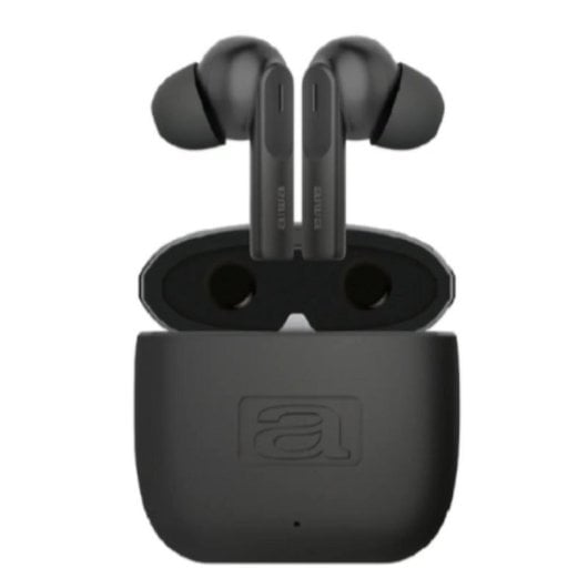 Auriculares Aiwa EBTW-200 inalámbricos TWS Bluetooth 5.3 con micrófono integrados color negro