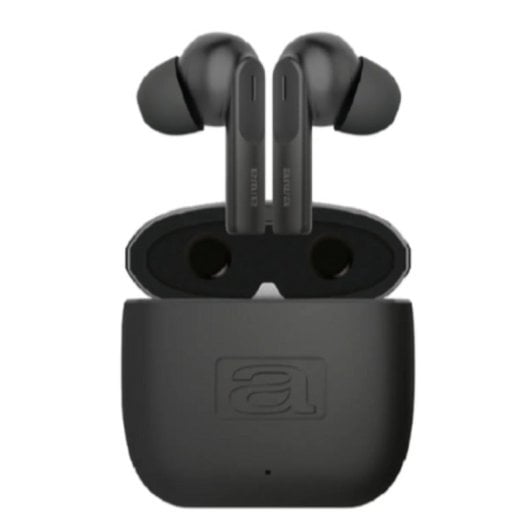 Auriculares Aiwa EBTW-200 inalámbricos TWS Bluetooth 5.3 con micrófono integrados color negro