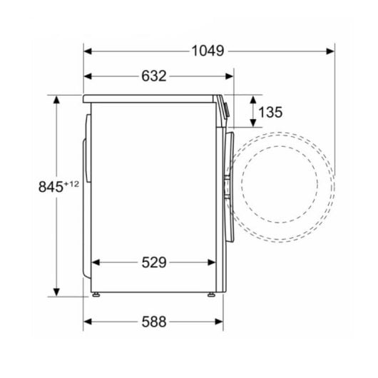 Lavadora Balay 3TS3107BD 10kg Carga Frontal 1400rpm A Blanca con Vapour Assisté