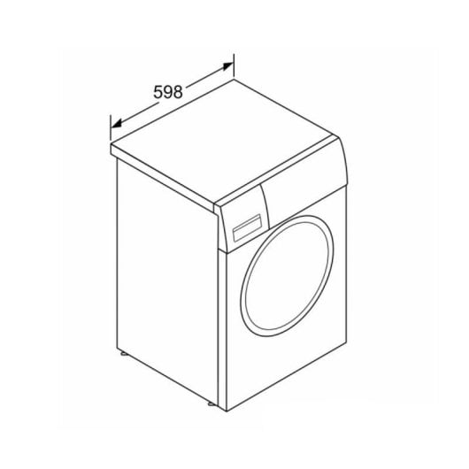 Lavadora Balay 3TS3107BD 10kg Carga Frontal 1400rpm A Blanca con Vapour Assisté