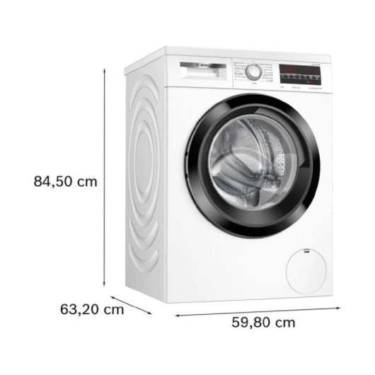 Lavadora Bosch WUU24T64ES 9kg Carga Frontal 1200rpm Clase A Blanca EcoSilence LED Hygiene Plus