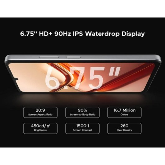 Smartphone DOOGEE Note 58 8GB 128GB 4G 6250mAh Android 15 NFC Face ID