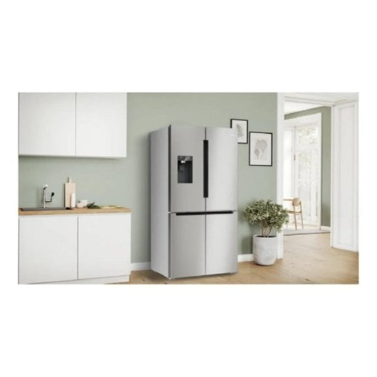 Frigorífico Bosch Serie 6 KFD96APEA Americano Multipuerta 183cm 574L E Inox Dispensador Agua/Hielo