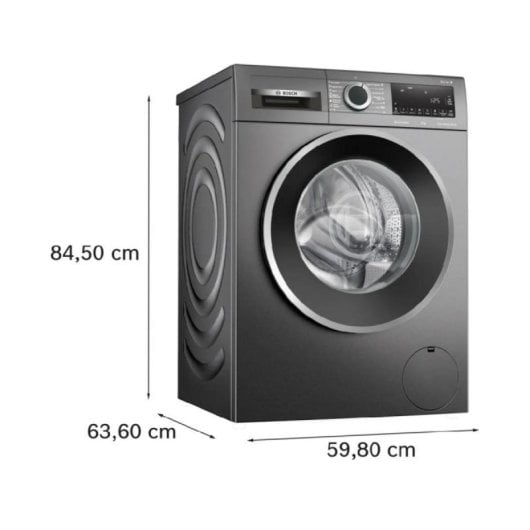 Lavadora Bosch WGG244ZRES 9kg Carga Frontal 1400rpm A Gris Inox con i-DOS y SpeedPerfect