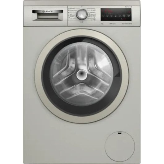 Lavadora Bosch WUU28T6KES 9kg Carga Frontal 1400rpm Classe A Aço Inoxidável LED