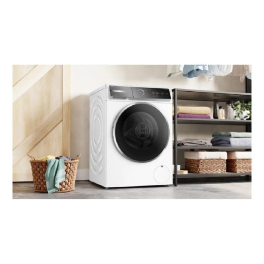 Lavadora Bosch WGB244A0ES 9kg Carga Frontal 1400rpm Classe A Branca com Home Connect e i-DOS
