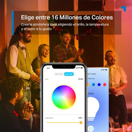 Ampoule Intelligente TP-Link Multicolore Wi-Fi 2.4 E27 806 lm 2500 à 6500 K