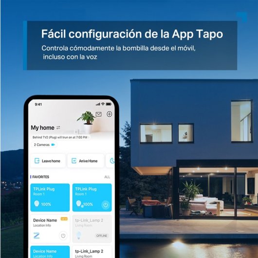 Ampoule Intelligente TP-Link Multicolore Wi-Fi 2.4 E27 806 lm 2500 à 6500 K