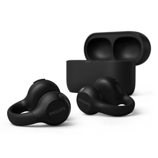 Philips TAQ2000BK/00 Auriculares Sem Fios True Wireless Bluetooth com Microfone e Resistência IPX4 Pretos