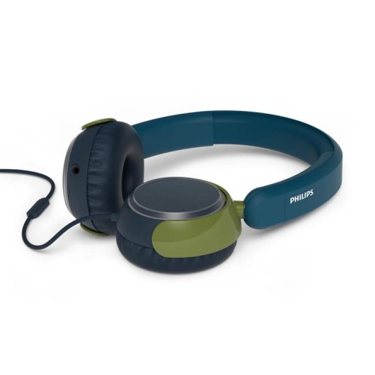 Auriculares Philips alámbricos con Micrófono, Supraaurales, Azul, Verde, Gris