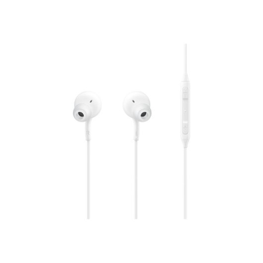 Auricolari Samsung con filo USB bianchi in-ear per chiamate e musica con microfono integrato