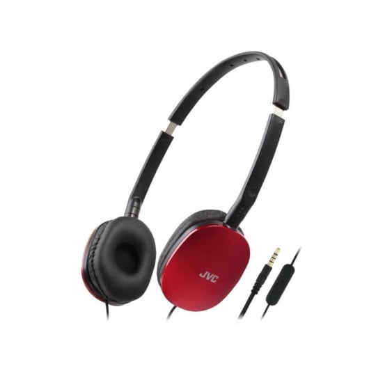 Auricolari JVC con filo blu con microfono integrato e controllo a pulsanti