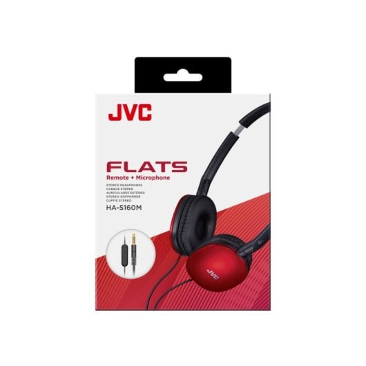 Auricolari JVC con filo blu con microfono integrato e controllo a pulsanti