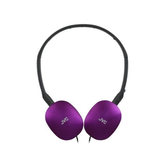 Auriculares JVC con cable, micrófono integrado y diadema ajustable azul