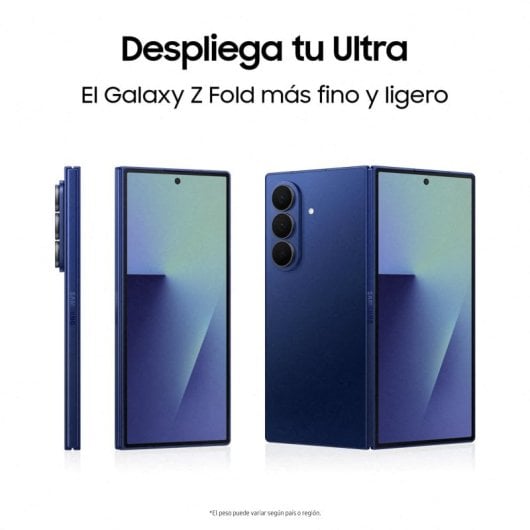 Samsung Galaxy Z Fold7 12GB/256GB Negro Oscuro Móvil Plegable con IA Versión Importada EU